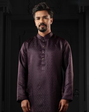 Royal Violet Lite Katan Panjabi